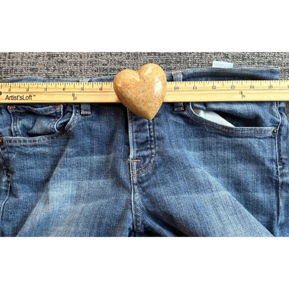 Lucky Brand Sienna Cigarette Jeans Womens Size 26 Blue Denim Stretch Mid-Rise Sl - Picture 10 of 11